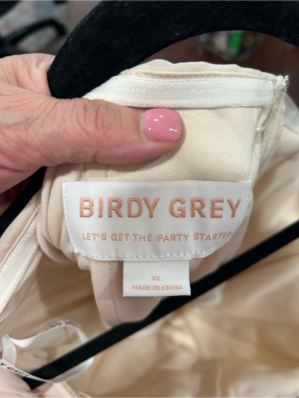 Birdy Grey Grace convertible Chiffon Dress in Champagne (blush) - Picture 4 of 4